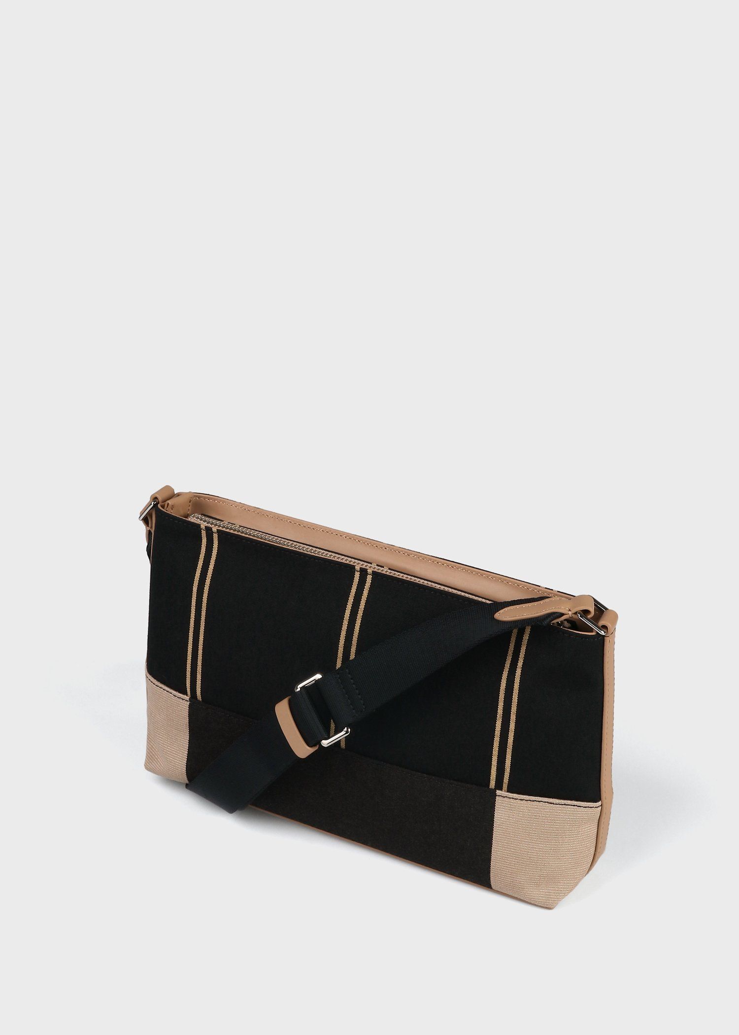 ウーブンストライプ ミニショルダーバッグ