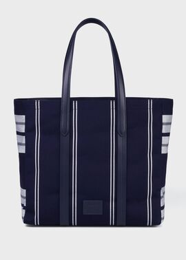 ウーブンストライプ トートバッグ