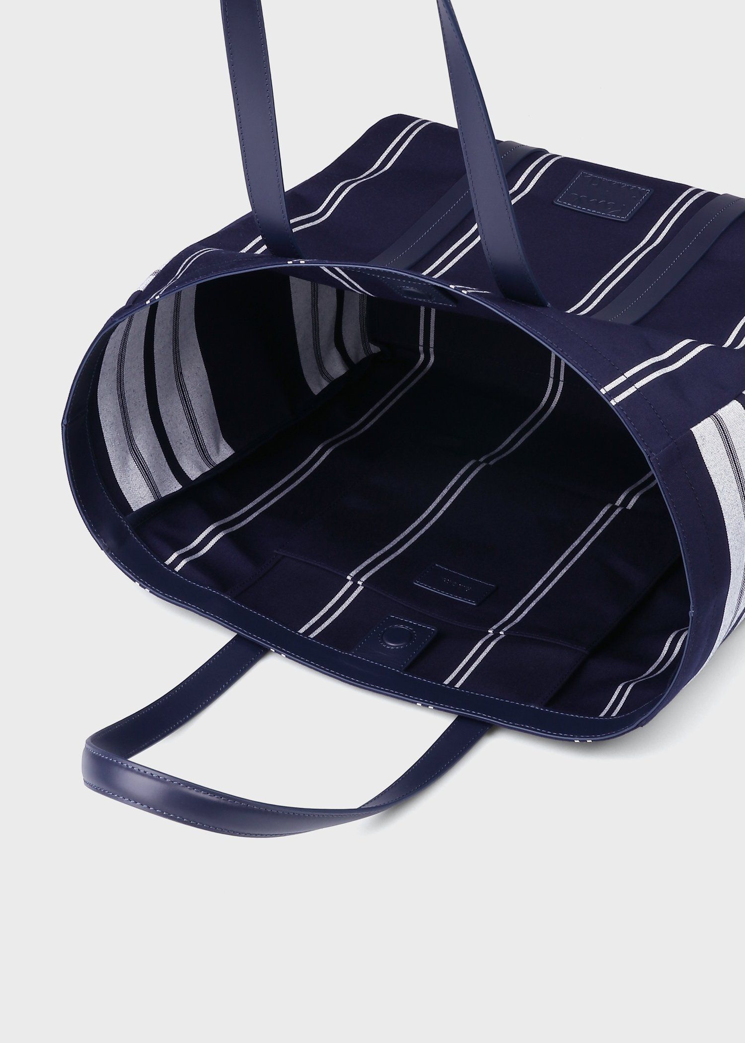 ウーブンストライプ トートバッグ