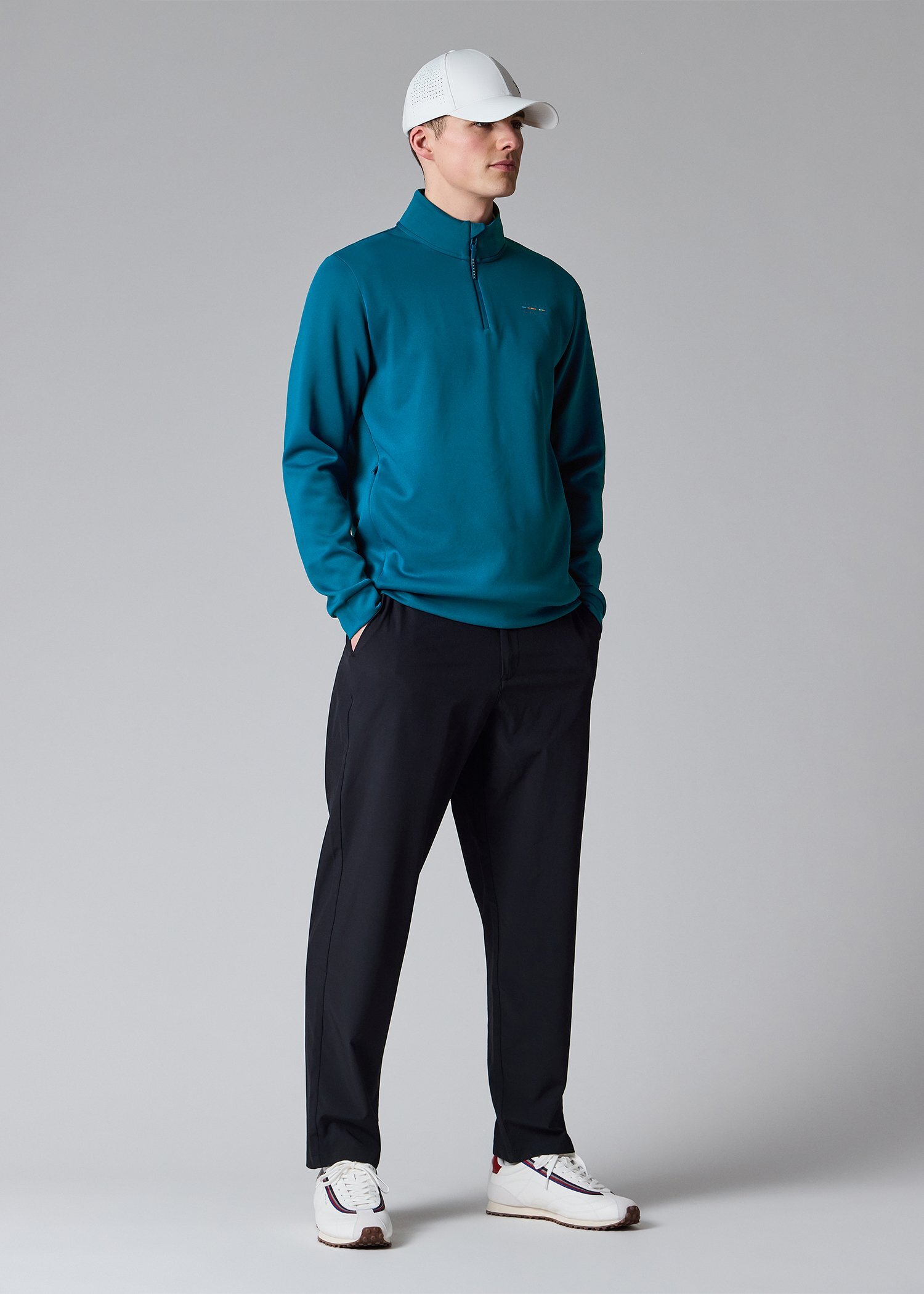 Paul Smith ＋ Castore テクニカル クオータージップ カットソー