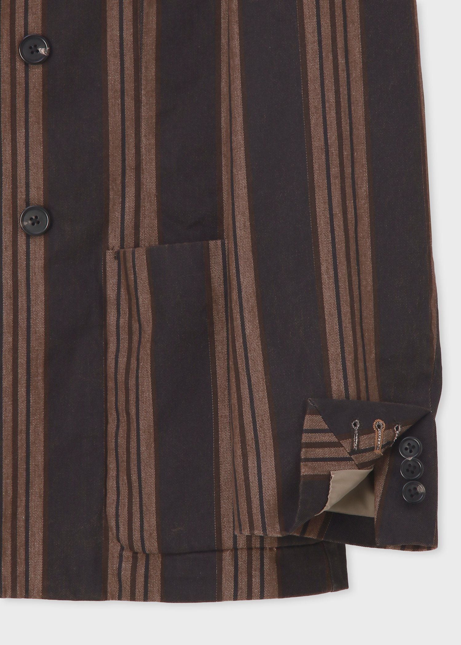 ボールドミックスストライプ ダブルブレストジャケット