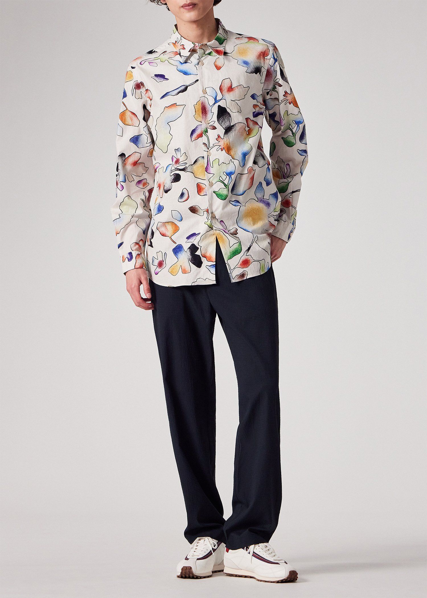 "Fortune Floral" カジュアルシャツ