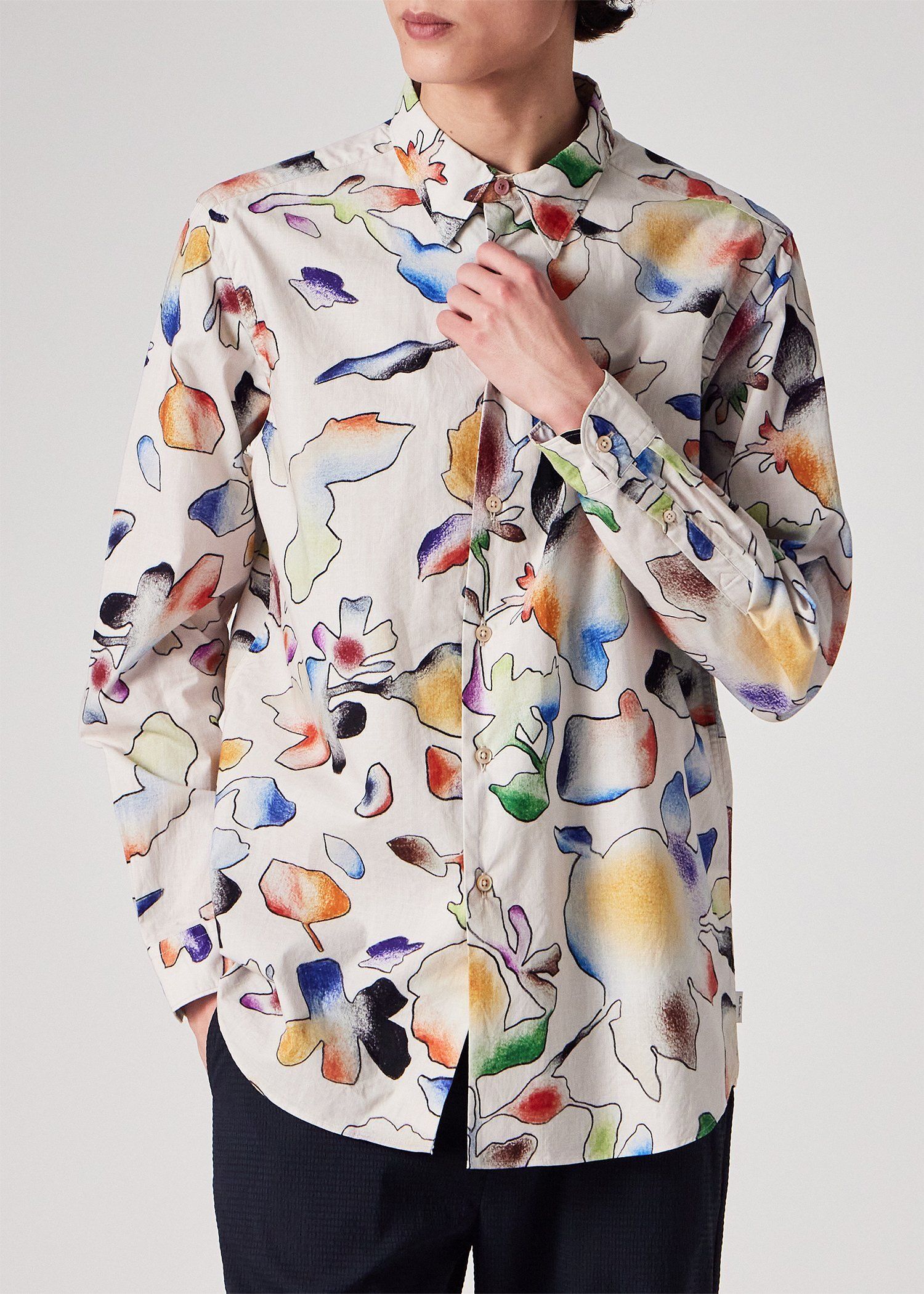"Fortune Floral" カジュアルシャツ