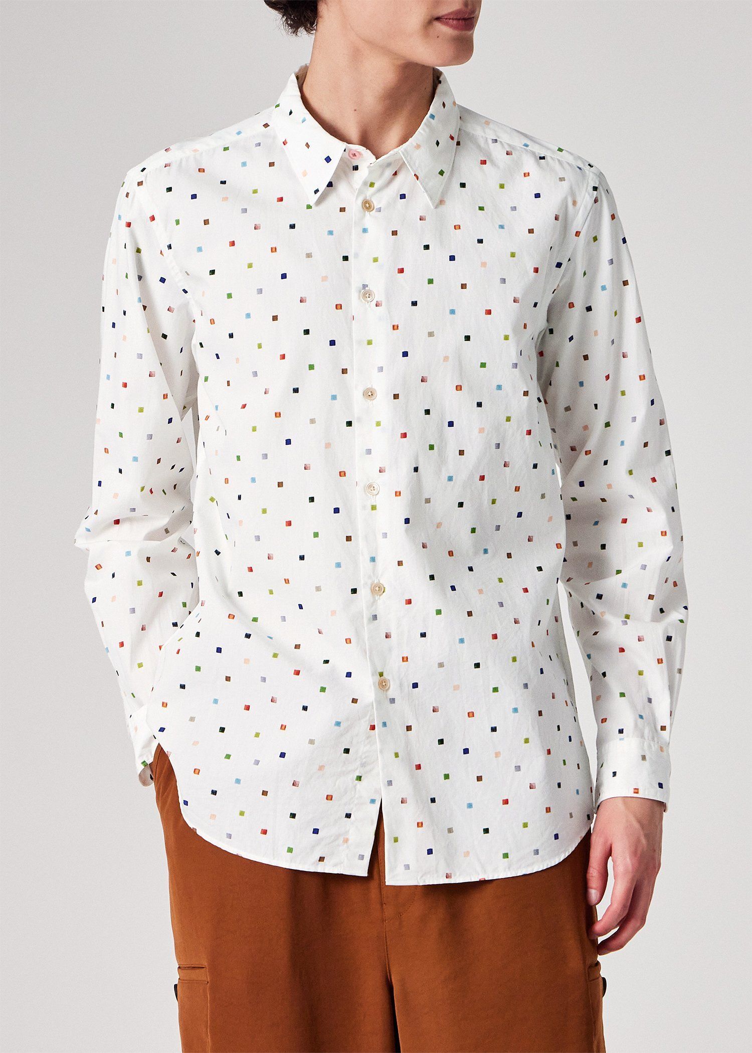 paul smith ポールスミス　ブラウスシャツ Paul Smith｜ポール・スミスのシャツ/ブラウス（ノーカラー）通販