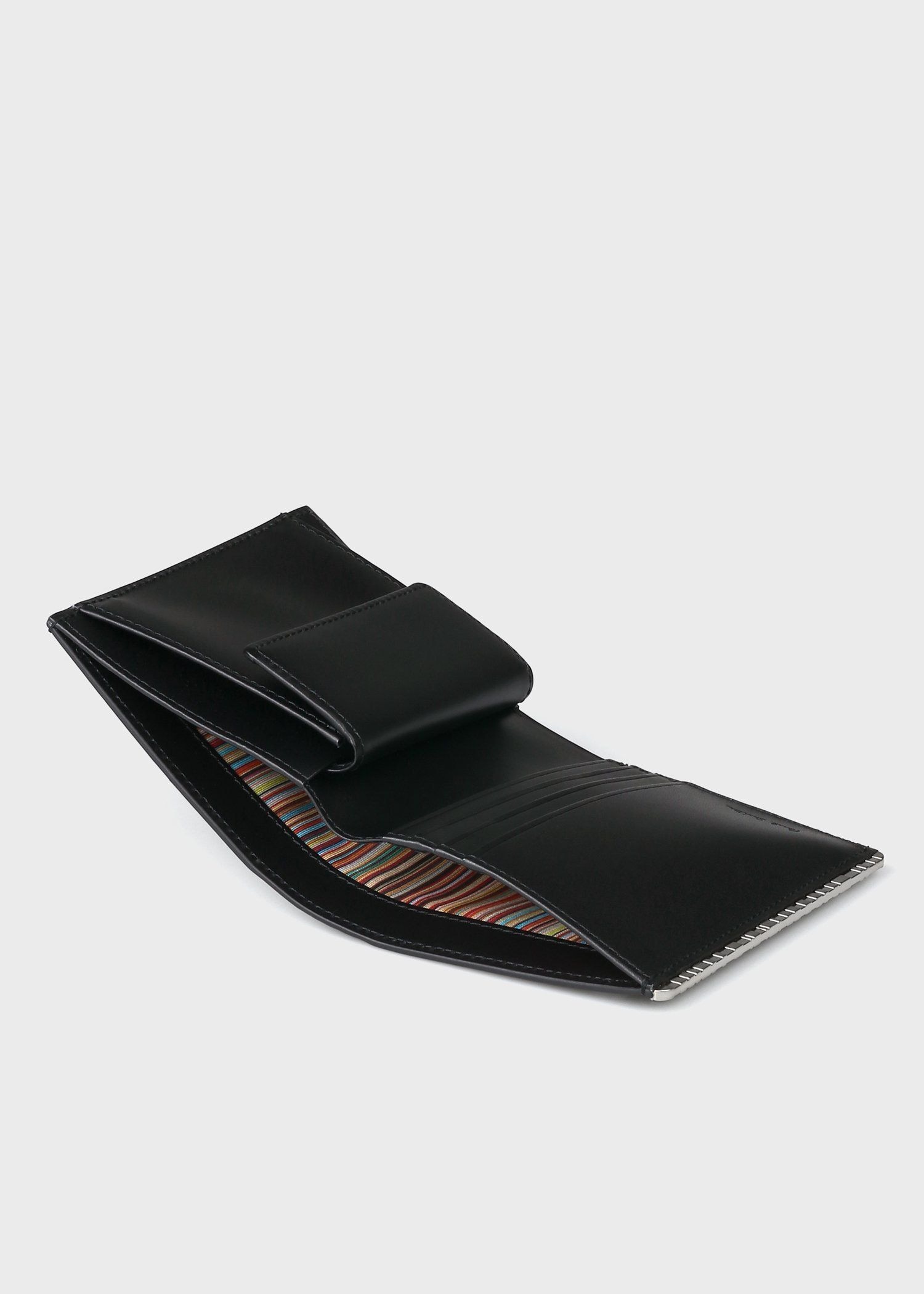 メタルシャドーストライプミニ財布