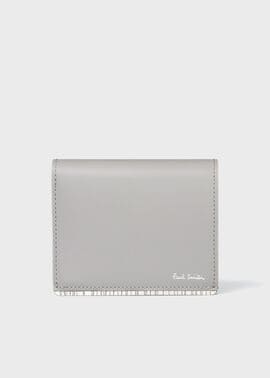 メタルシャドーストライプミニ財布