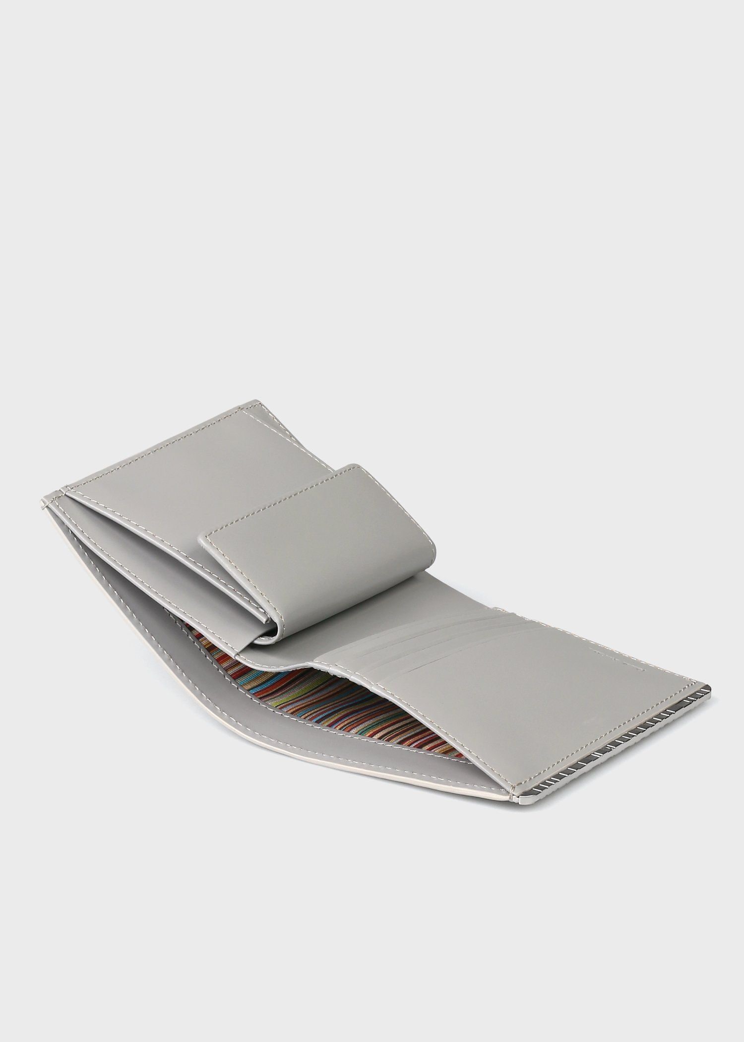 メタルシャドーストライプミニ財布