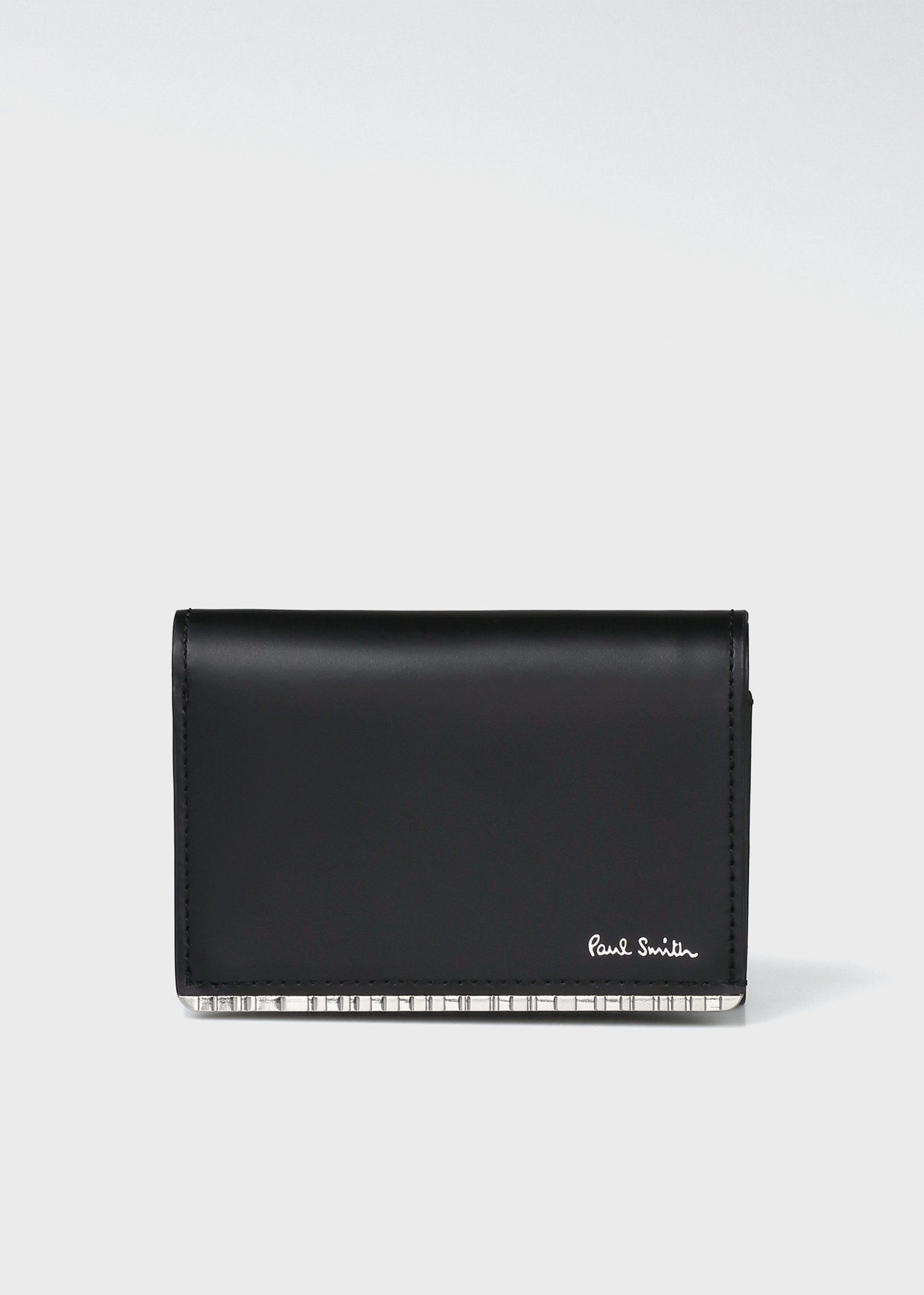 メタルシャドーストライプ3つ折り財布