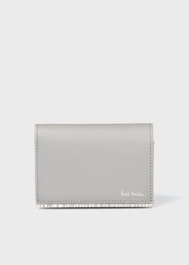 メタルシャドーストライプ3つ折り財布