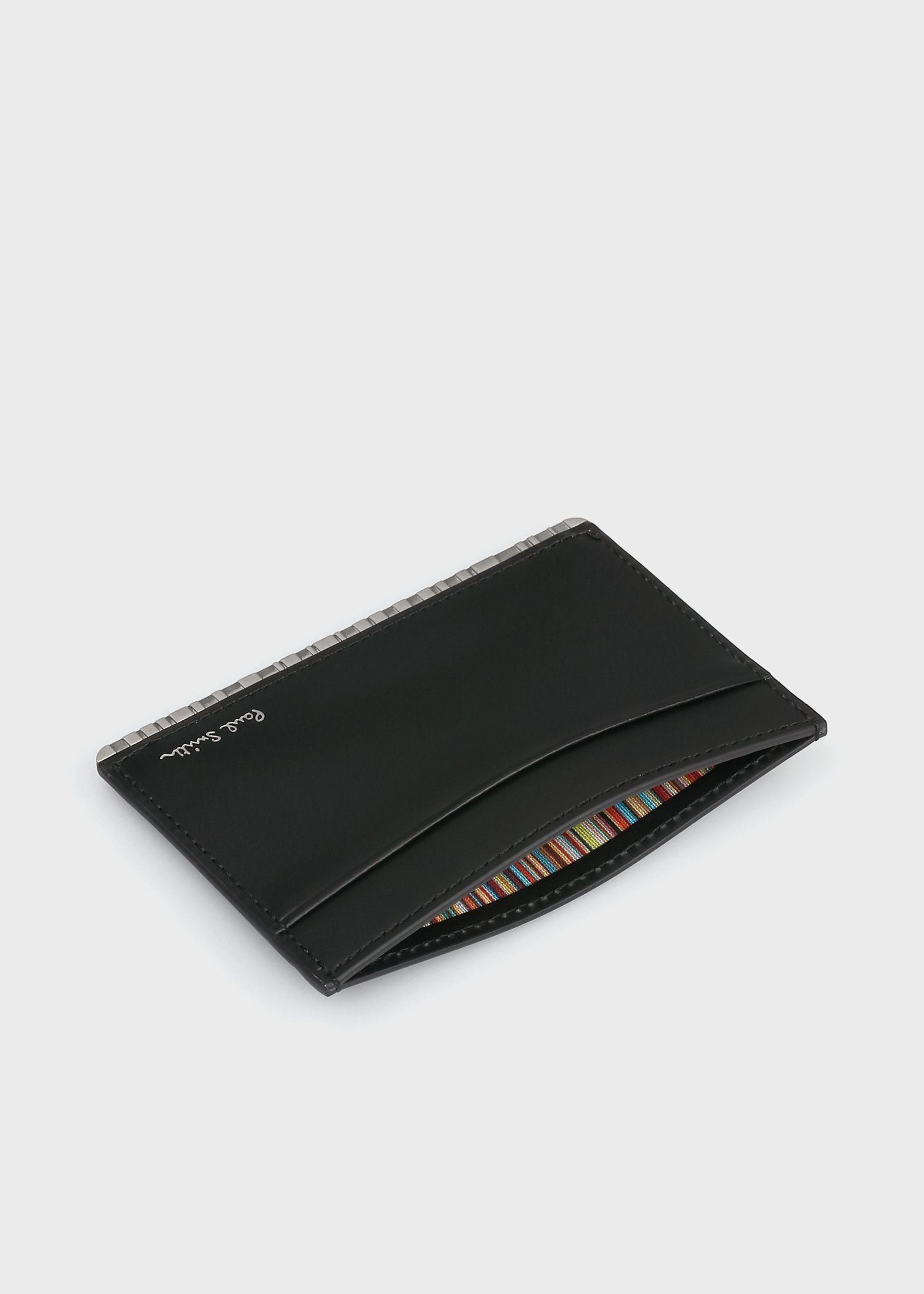 メタルシャドーストライプパスケース