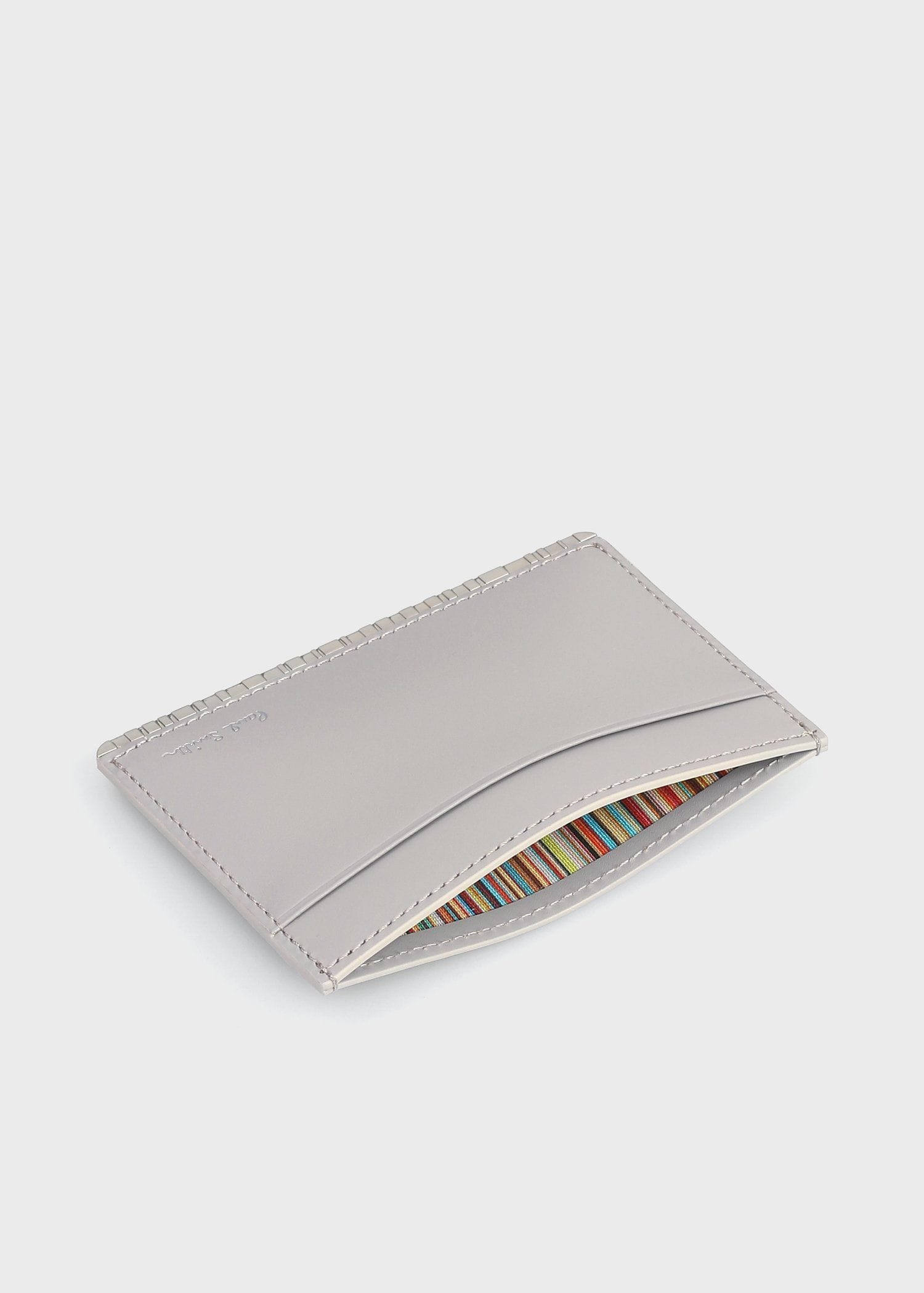 メタルシャドーストライプパスケース