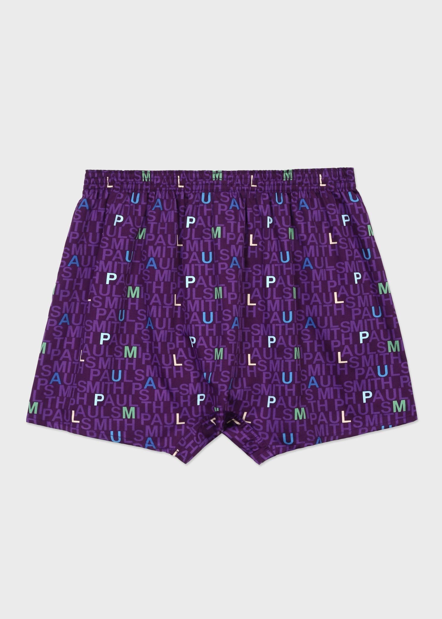 "Logo" パターン トランクス