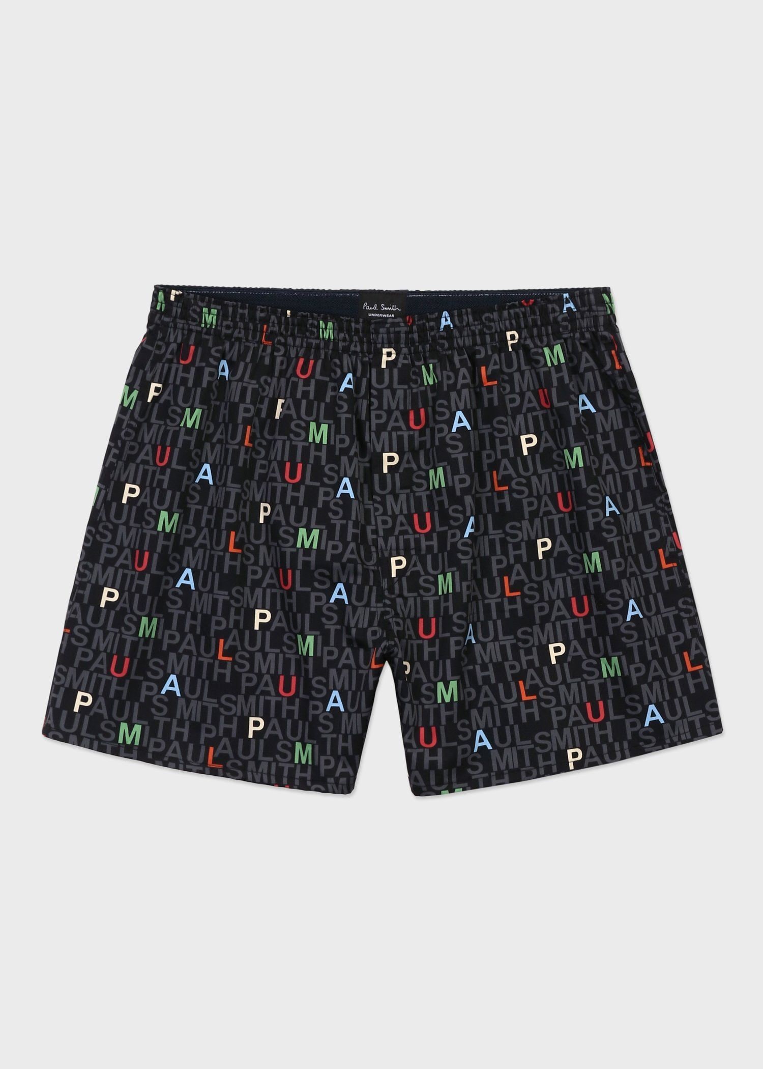 "Logo" パターン トランクス