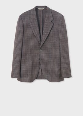 サマーフェードチェック シングルジャケット