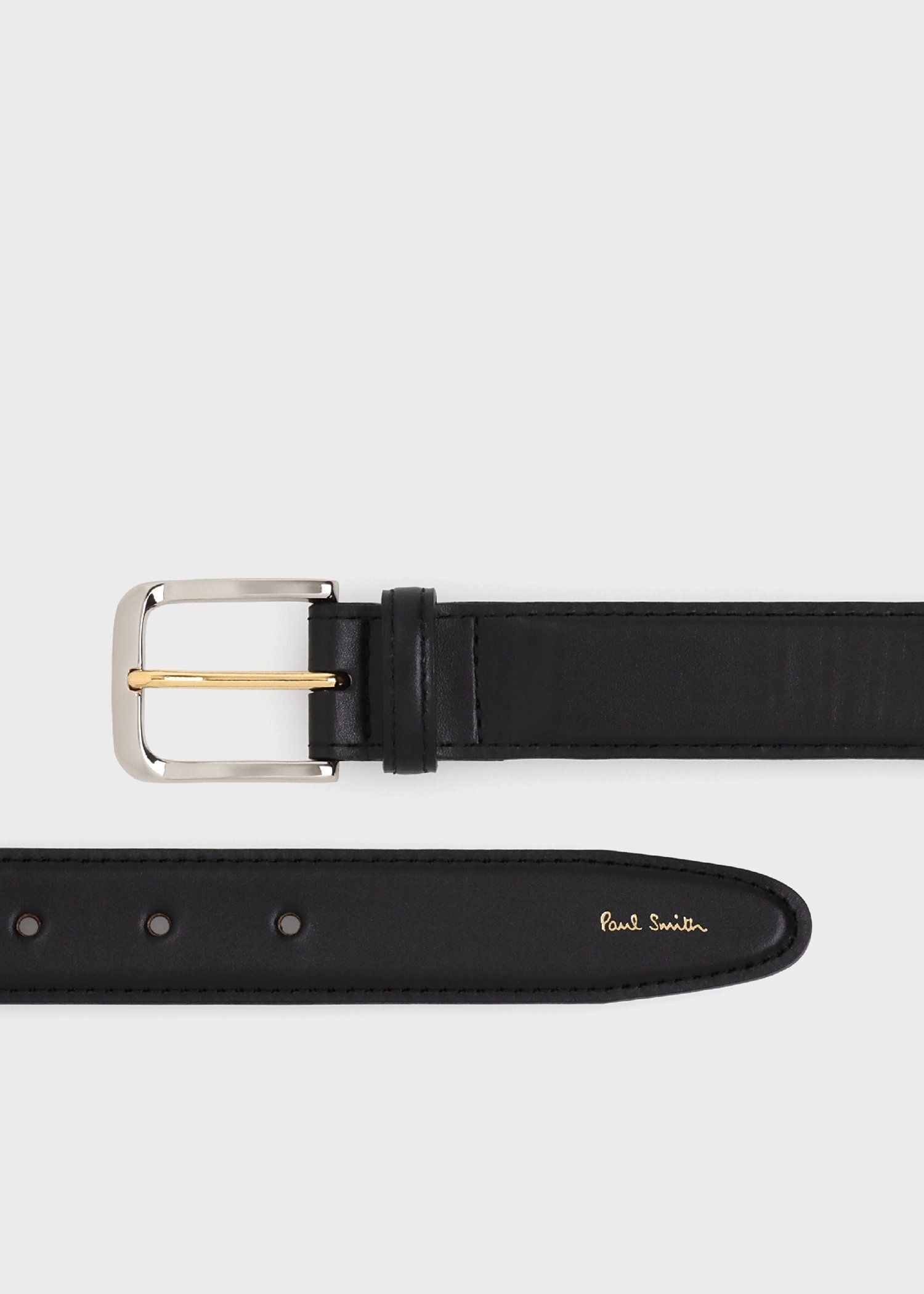 "Classic Logo Emboss" レザーベルト