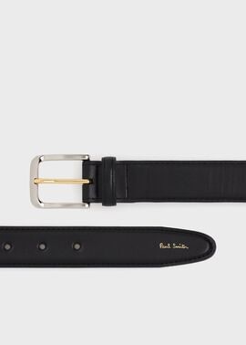 "Classic Logo Emboss" レザーベルト