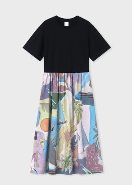 ウィメンズ "River Collage" コンビネーション ワンピース
