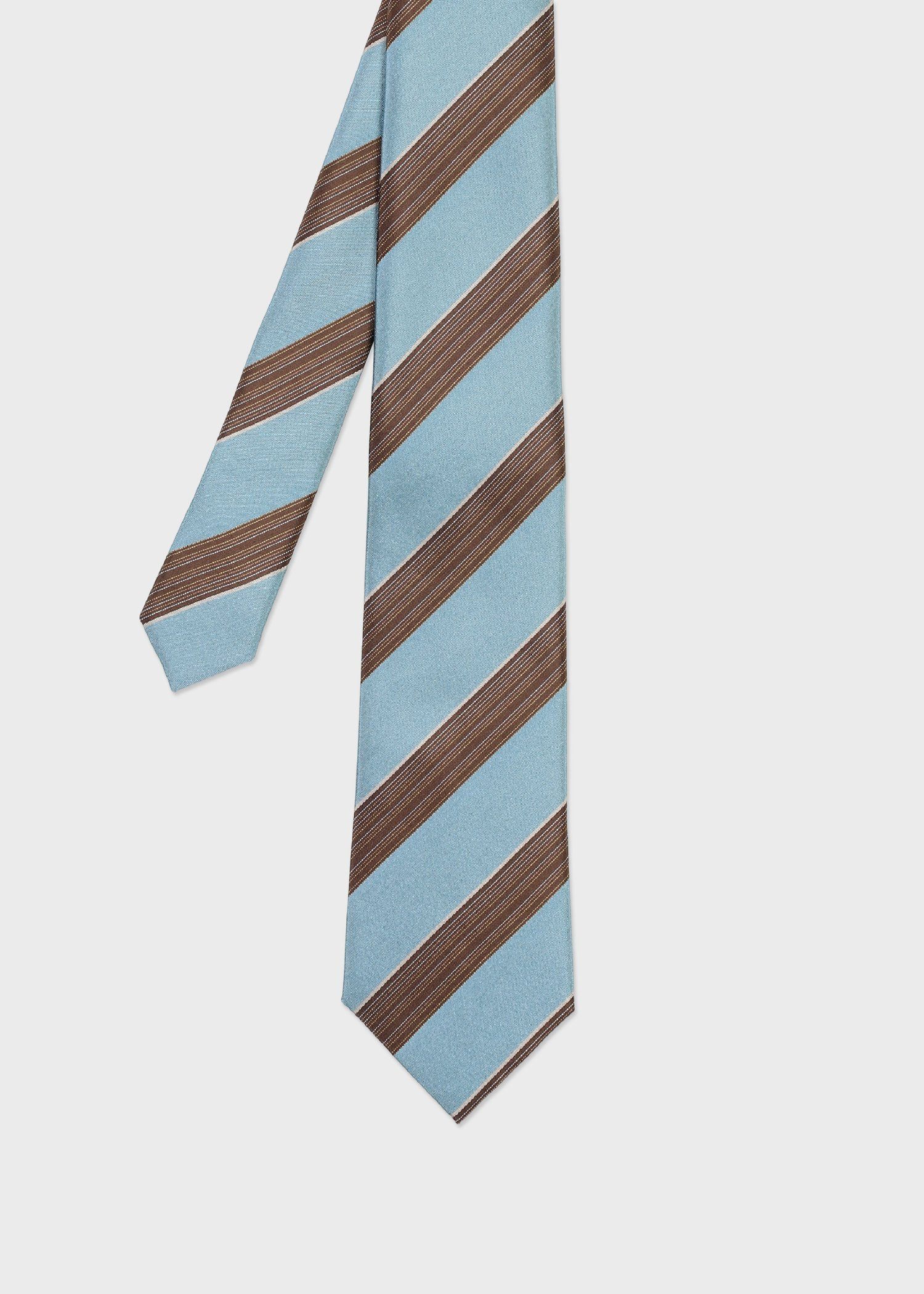 "Fine Stripe" レジメンタル タイ