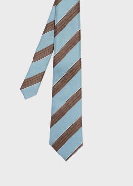 "Fine Stripe" レジメンタル タイ