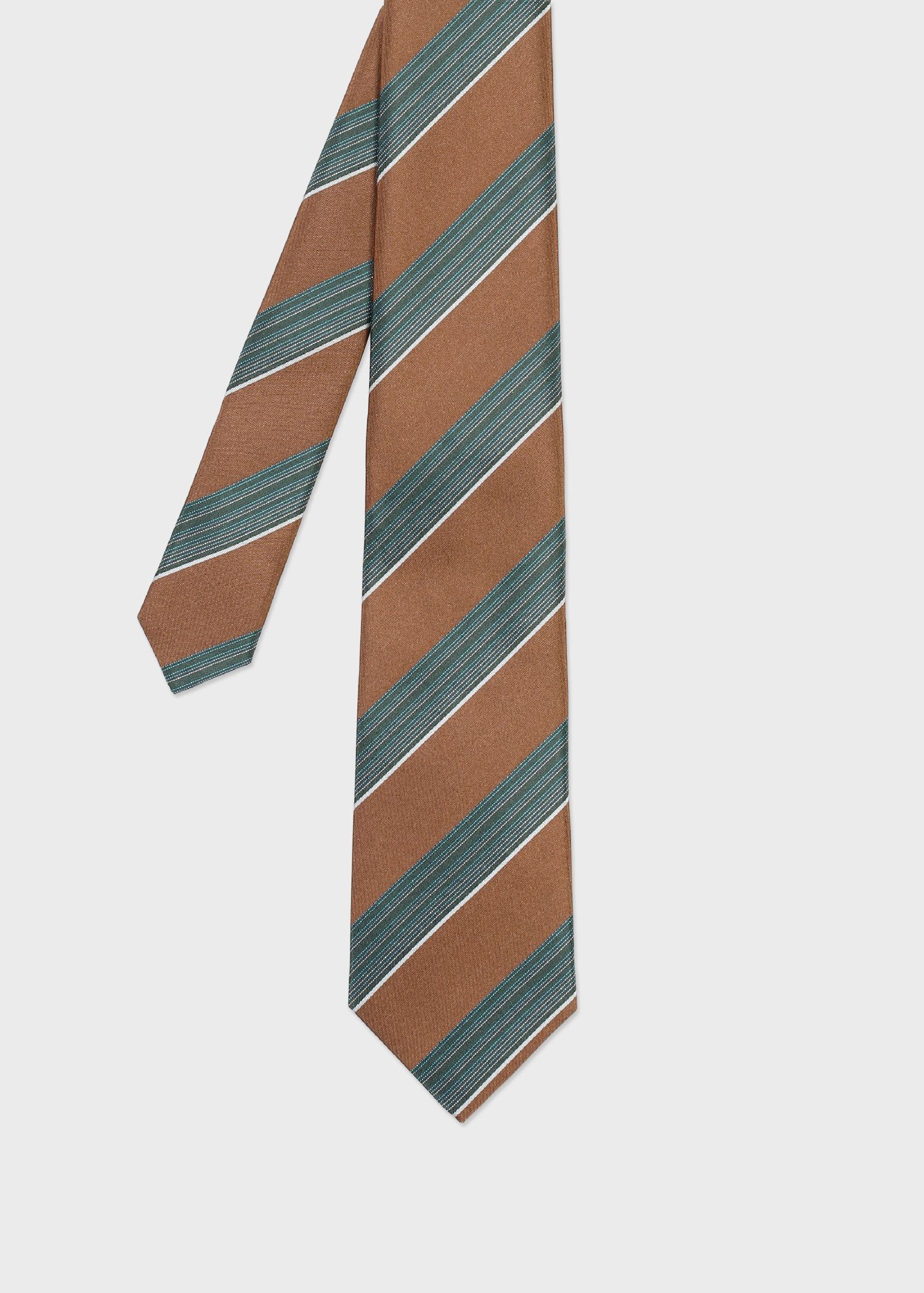 "Fine Stripe" レジメンタル タイ