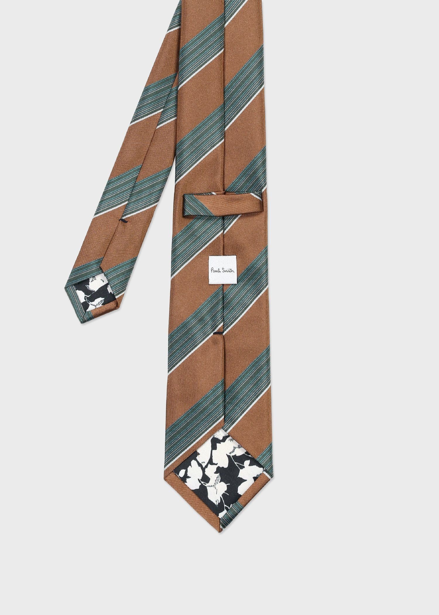 "Fine Stripe" レジメンタル タイ