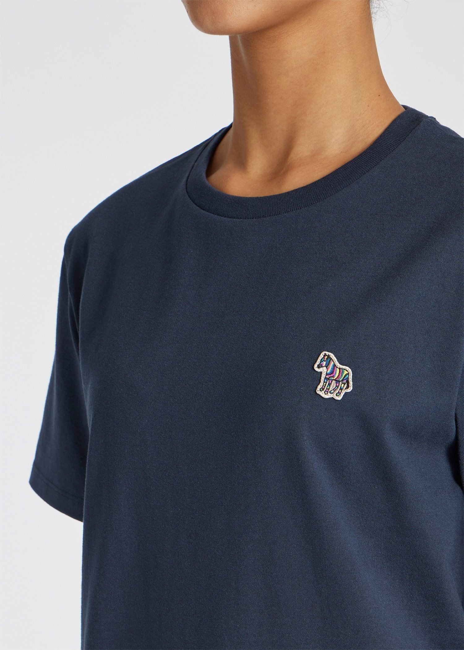ウィメンズ ゼブラ ワンポイント 半袖Tシャツ
