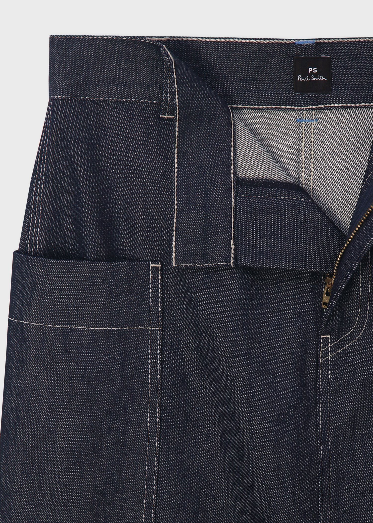 ウィメンズ コントラストステッチ デニムスカート