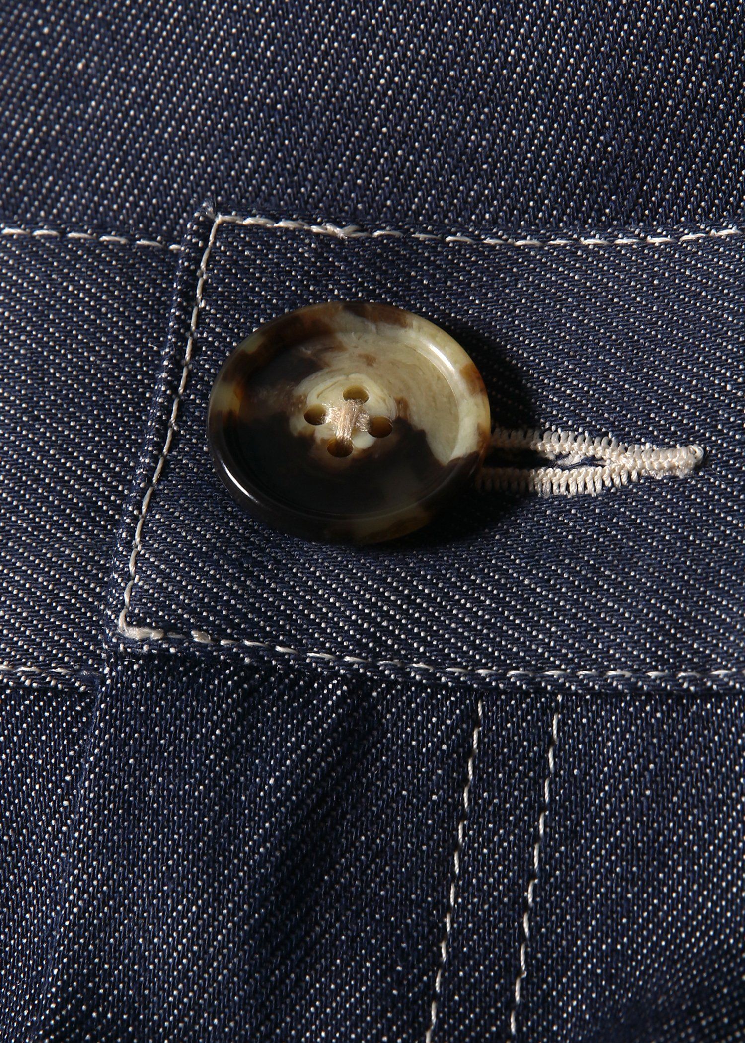 ウィメンズ コントラストステッチ デニムスカート