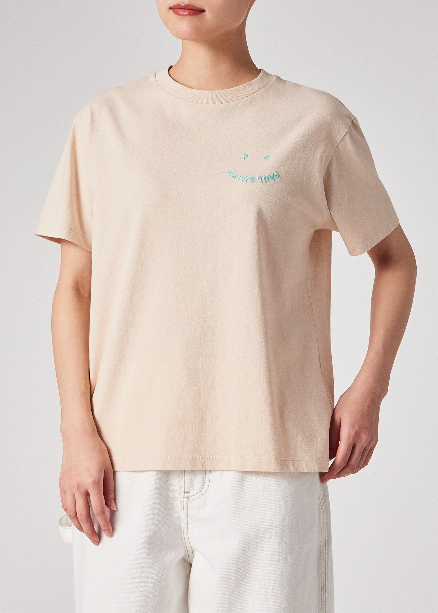 ウィメンズ "Happy" 半袖Tシャツ