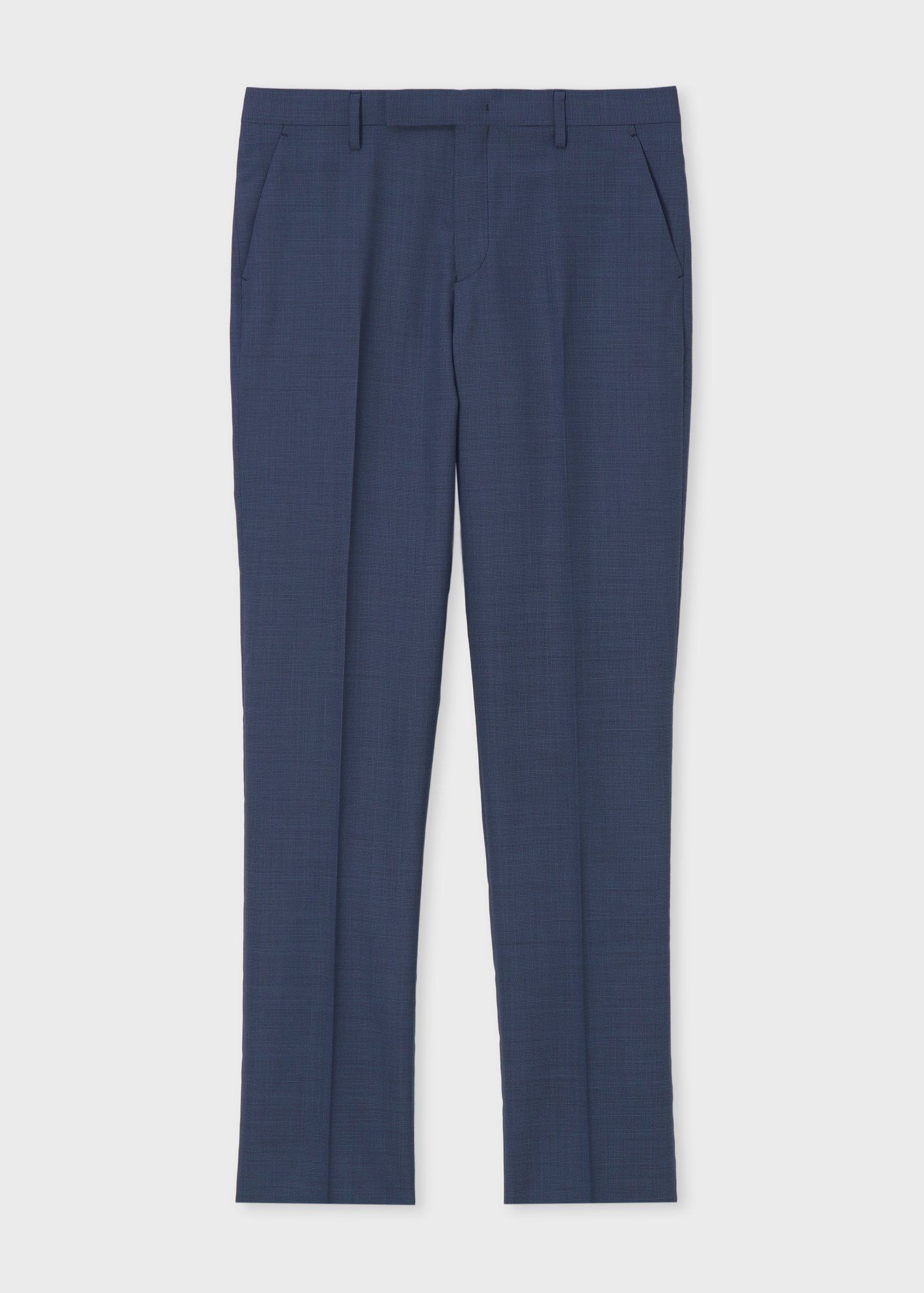 マイクロハウンドトゥース テーパードトラウザーズ