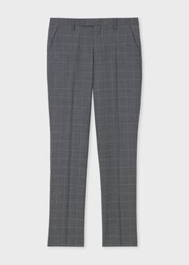 サマーウィンドウペーン テーパードトラウザーズ