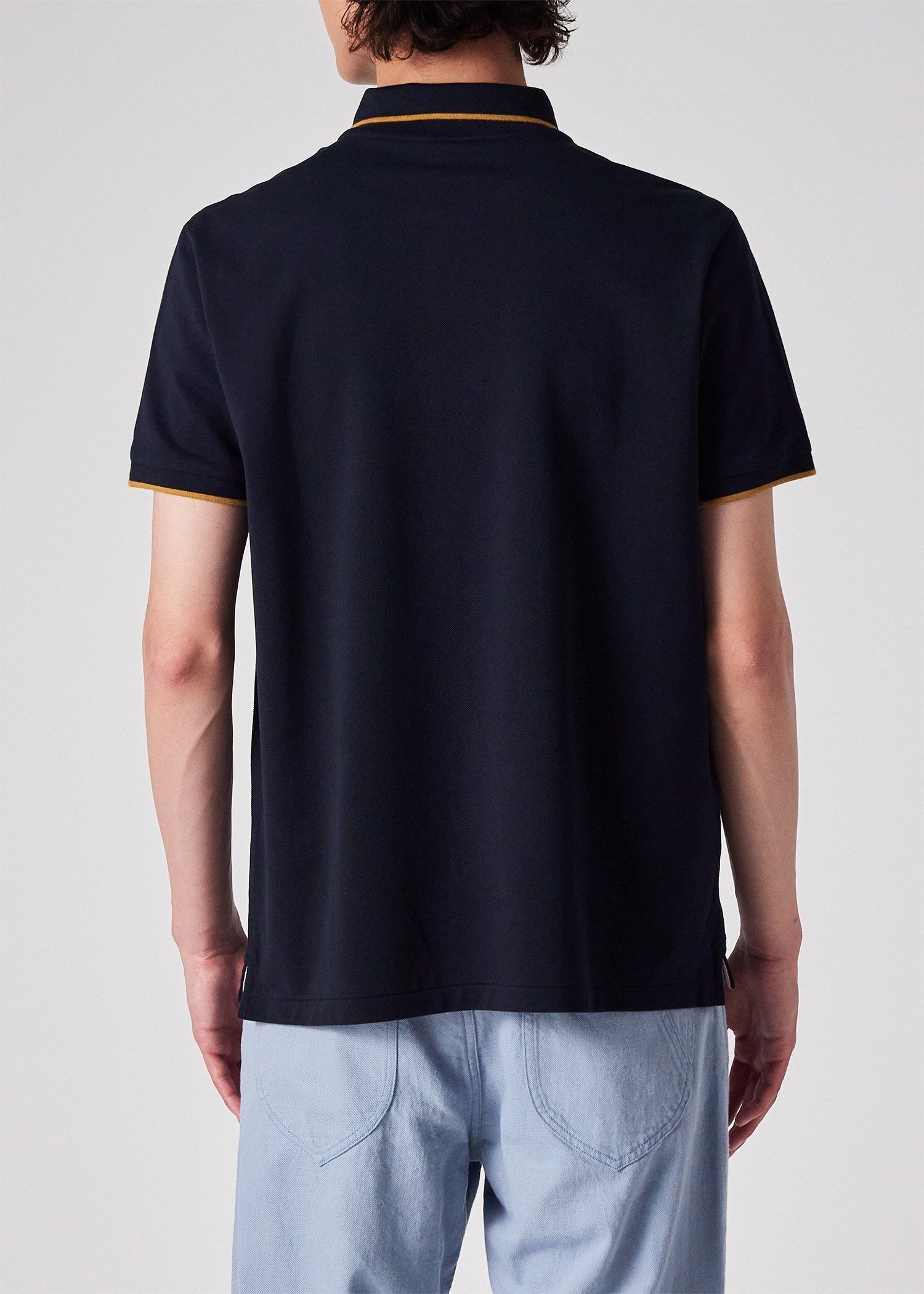 “Sports Stripe Zebra” ライン ポロシャツ