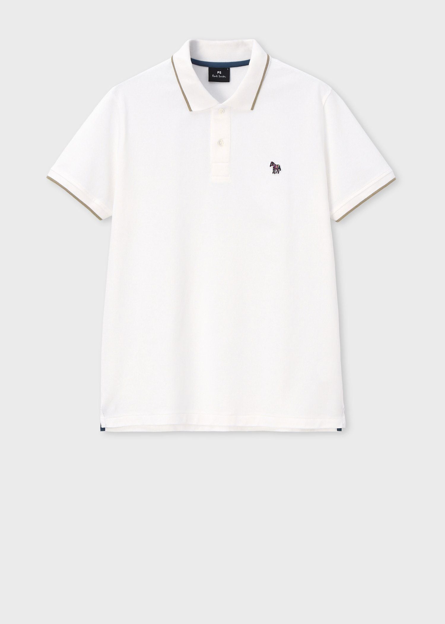 “Sports Stripe Zebra” ライン ポロシャツ