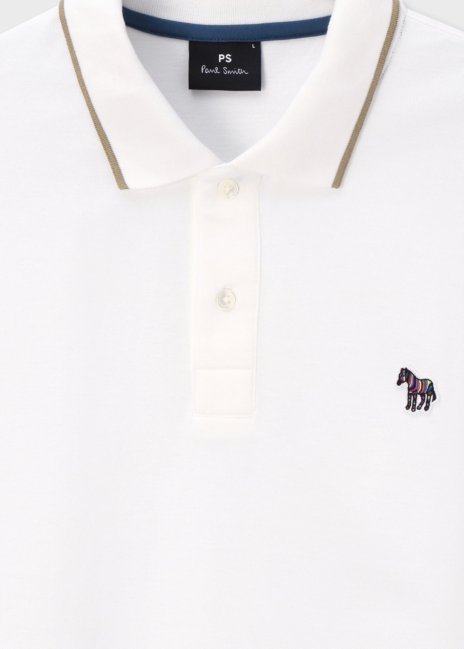 “Sports Stripe Zebra” ライン ポロシャツ