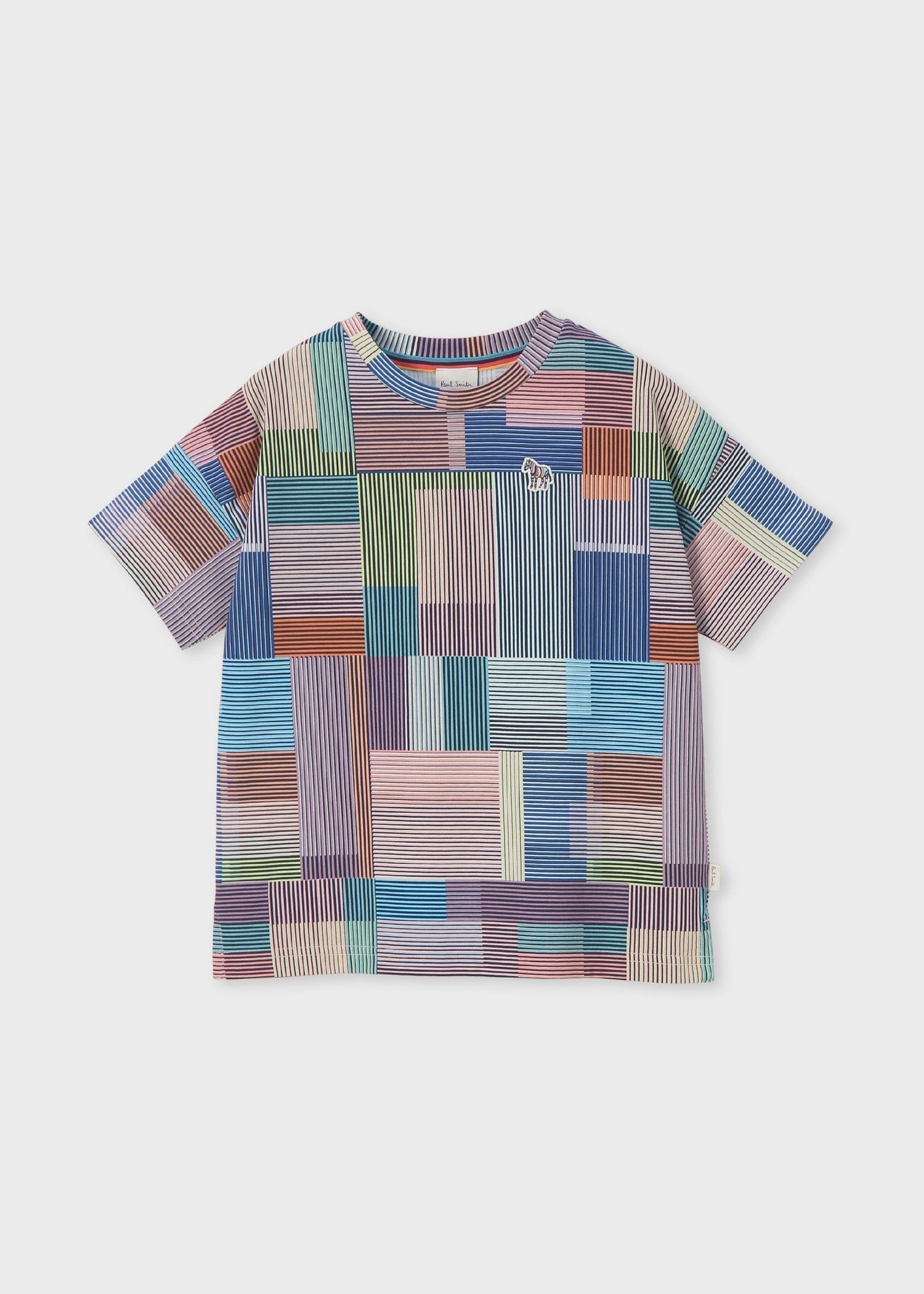 ジュニア ランダムチェック Tシャツ