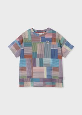 ジュニア ランダムチェック Tシャツ