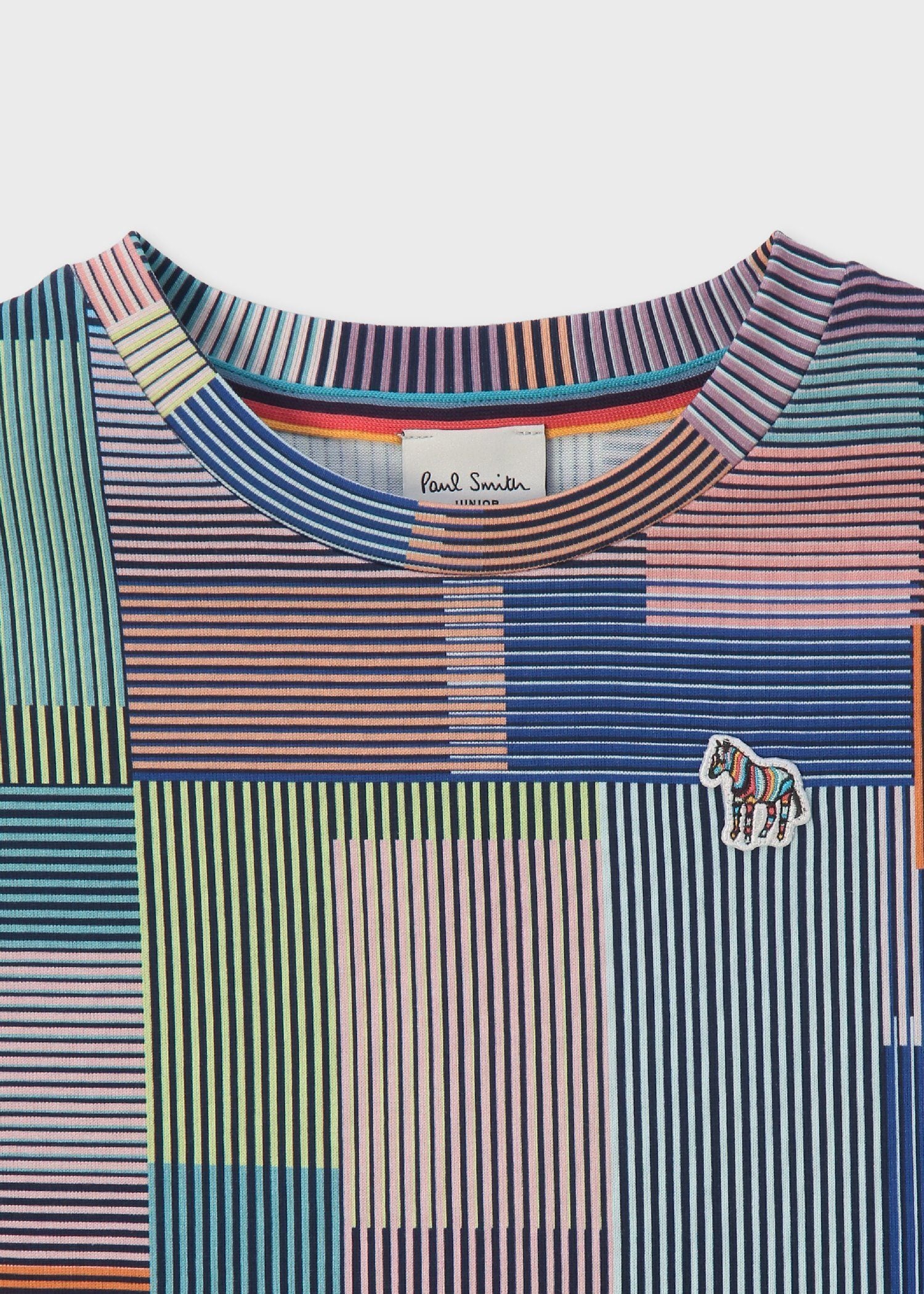 ジュニア ランダムチェック Tシャツ