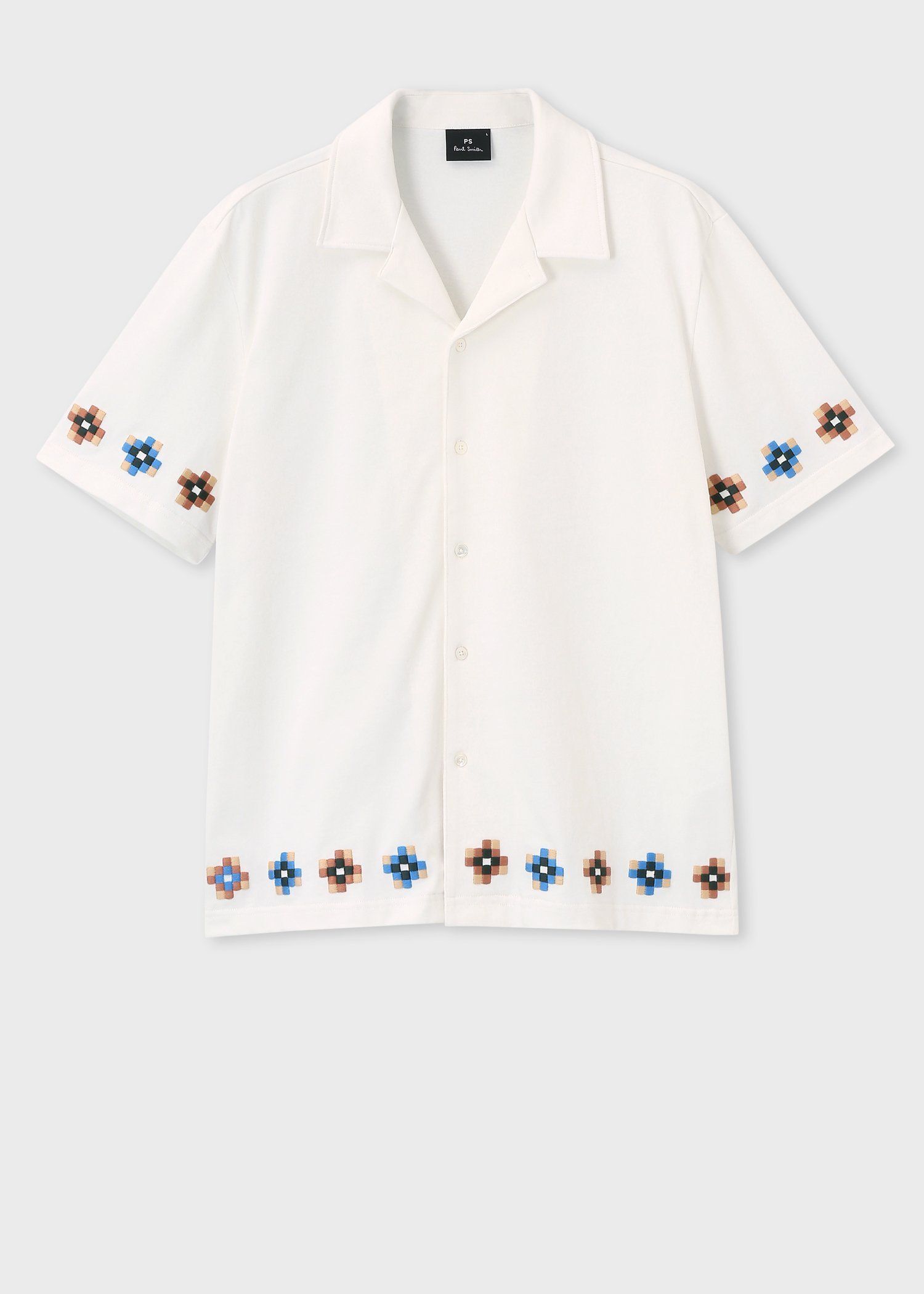 エンブロイダード カットソーシャツ