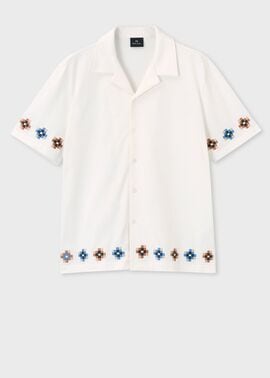 エンブロイダード カットソーシャツ