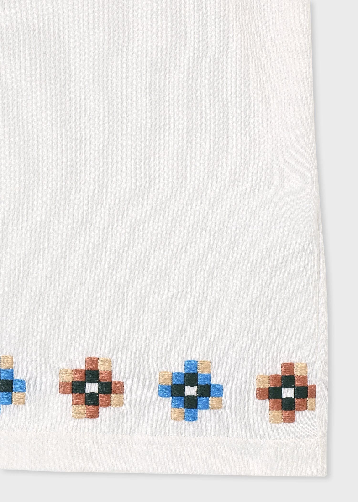 エンブロイダード カットソーシャツ