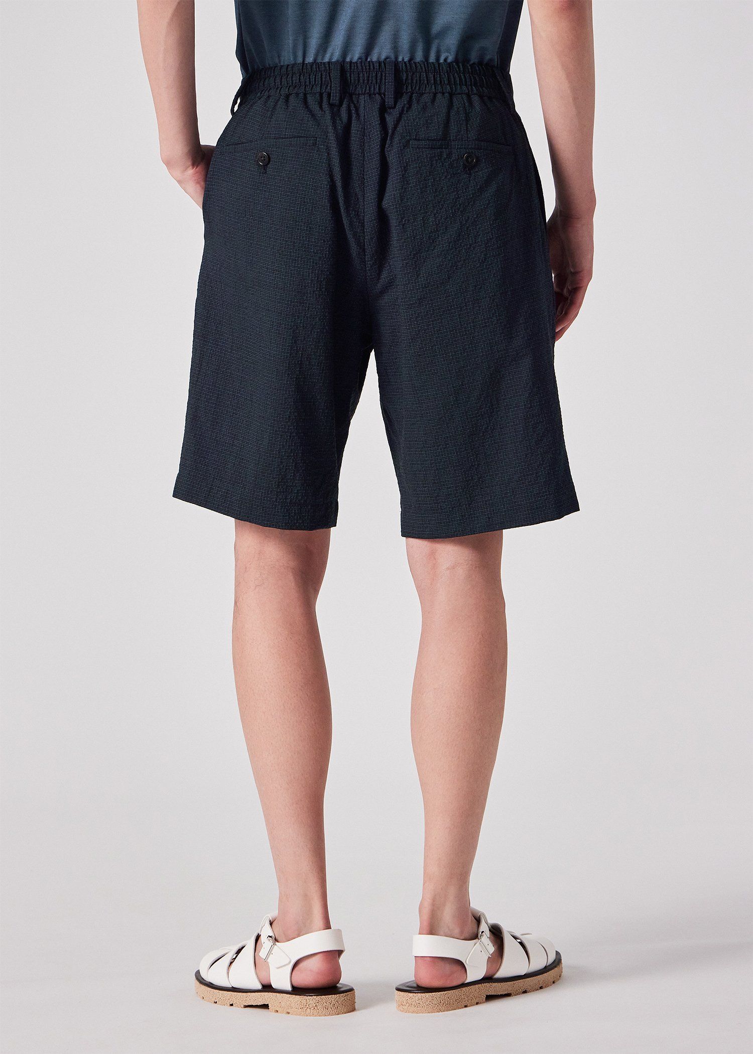 ウールシアサッカー ショーツ