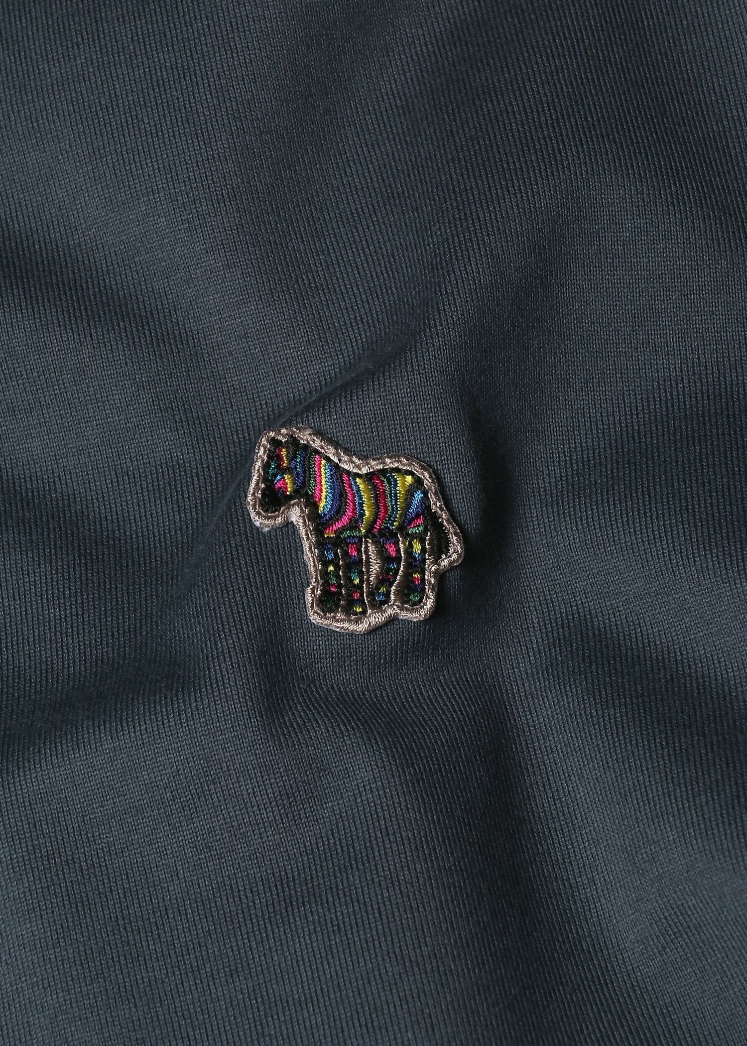 "Sports Stripe Zebra" ワンポイント 半袖Tシャツ