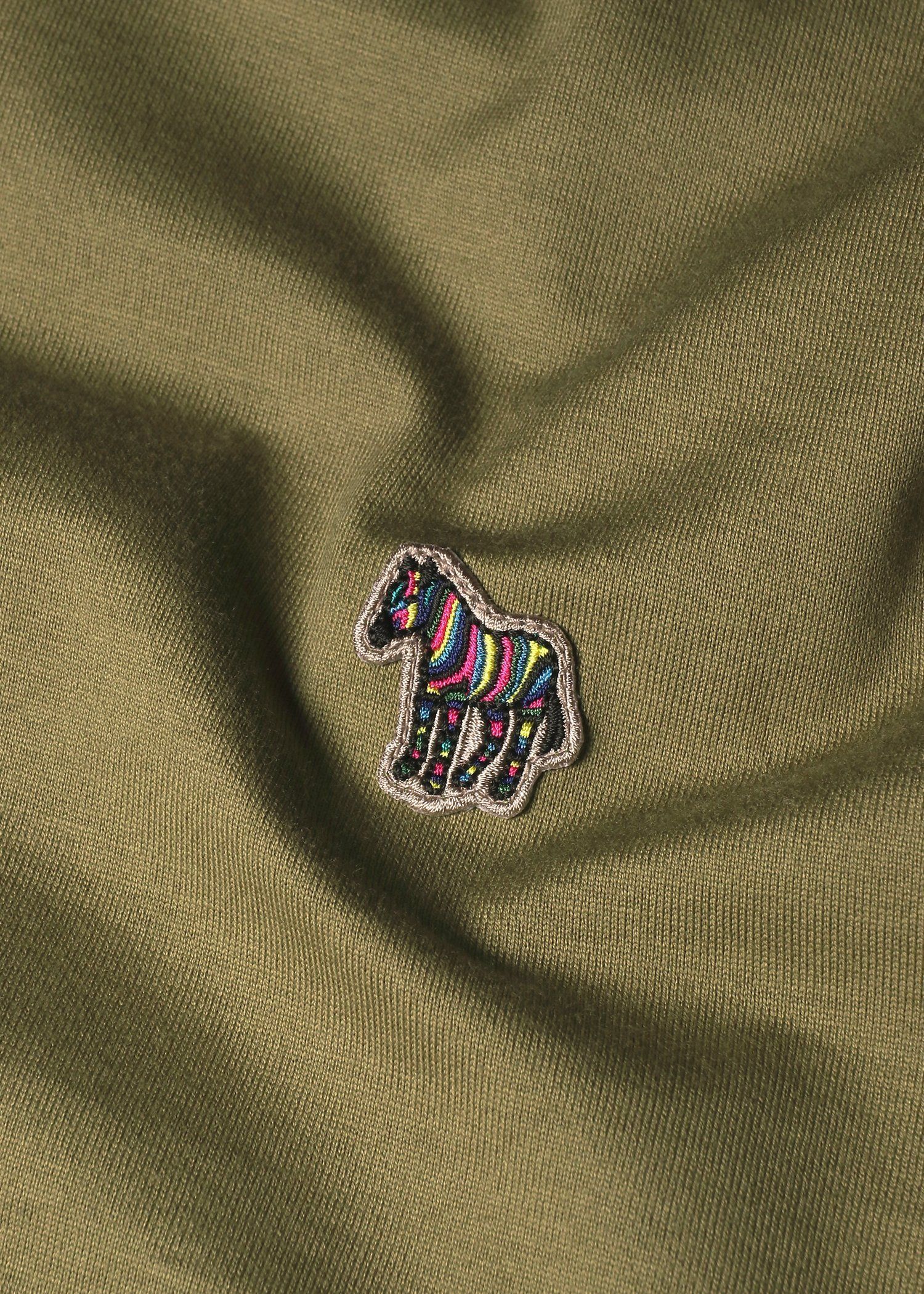 "Sports Stripe Zebra" ワンポイント 半袖Tシャツ