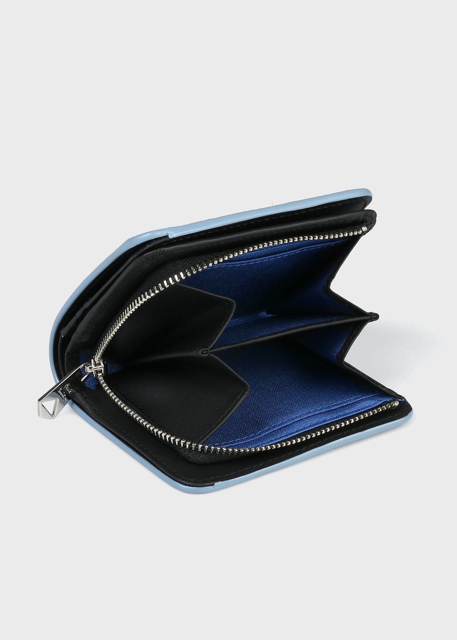 ストライプコーナー 2つ折り財布