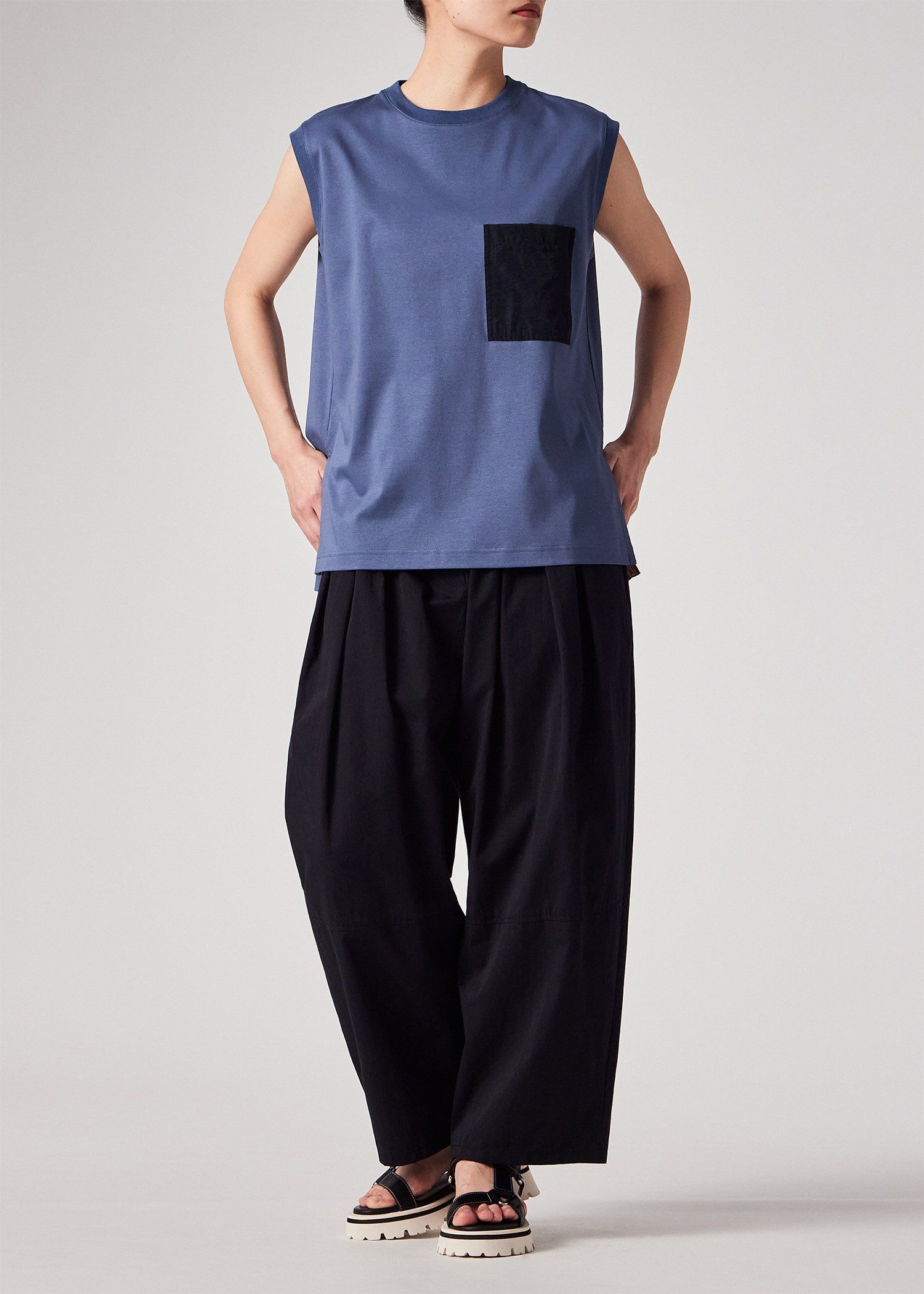 ノースリカットソー　XS silk Classic Tee, Regen Silk Noil Jersey, Tea