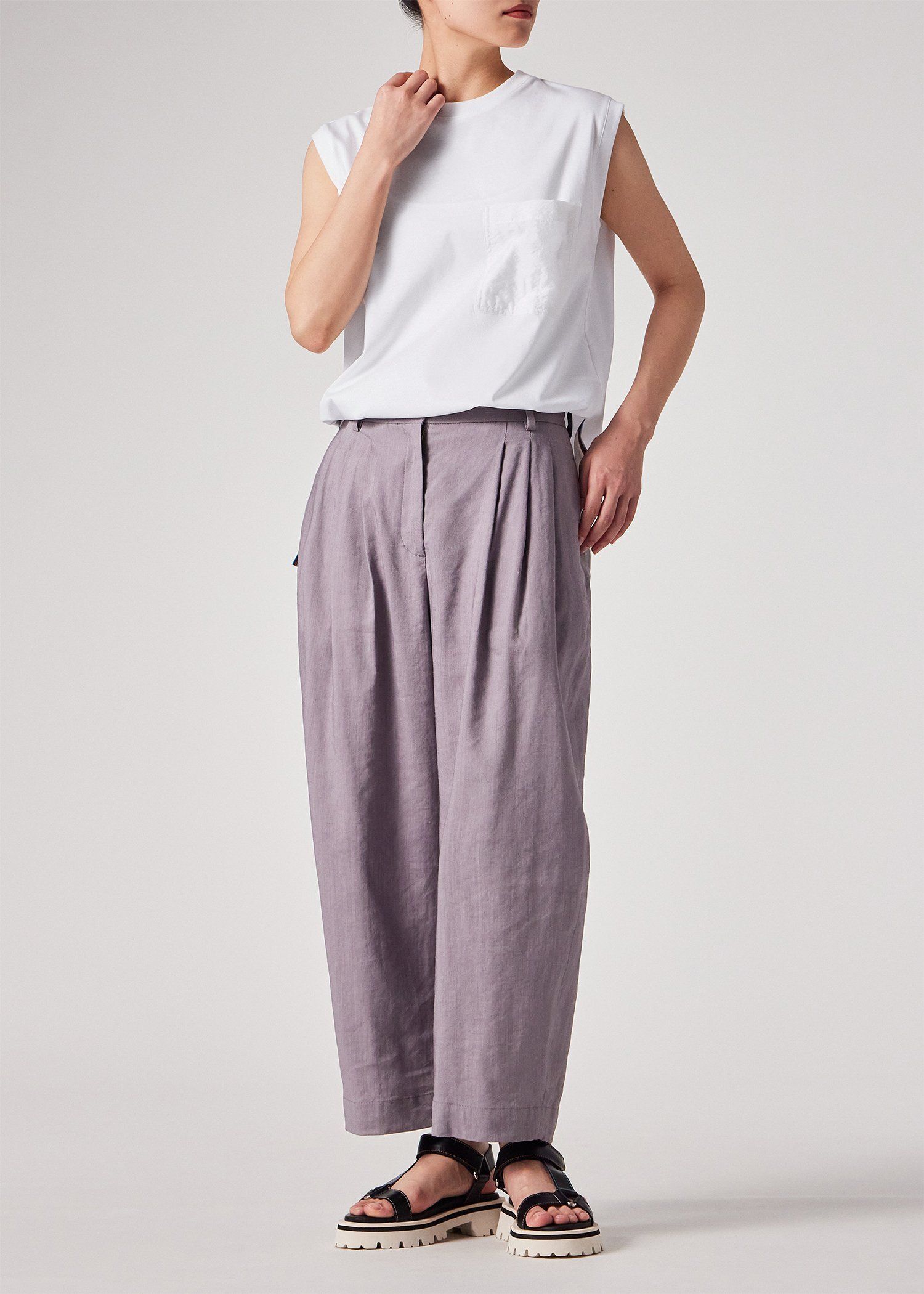 ウィメンズ "Signature Stripe" ノースリーブ カットソー