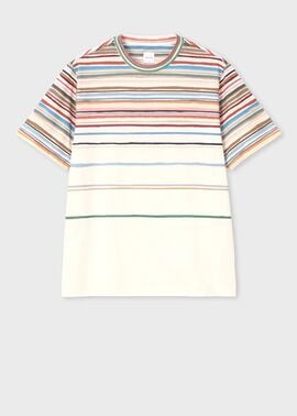 "Cairo Stripe" 半袖Tシャツ