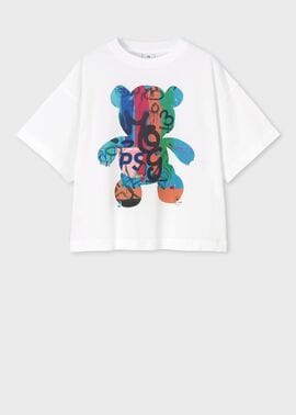 ウィメンズ "Graffiti Bear" 半袖Tシャツ