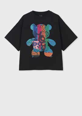 ウィメンズ "Graffiti Bear" 半袖Tシャツ