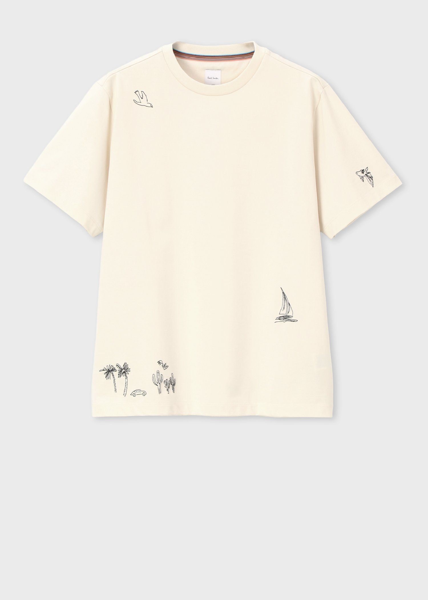 "Travel Stories" エンブロイダード Tシャツ